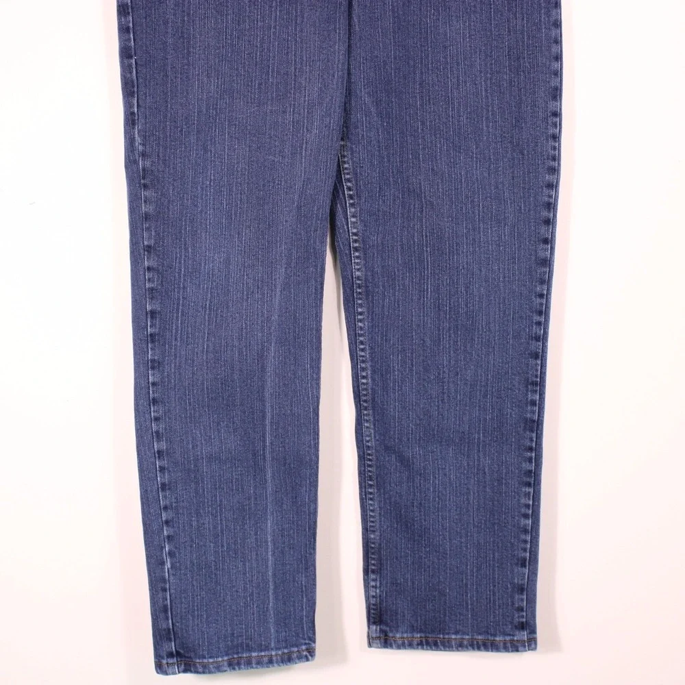 Riders by Lee Jeans Womens‎ 12P Blue Straight High Rise Stretch Casual 31x29